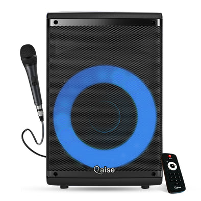 SB-801 - Wireless PA Speaker with Built-in 8” Subwoofer hitting up to 3500 Watts peak power. HD Sound System for indoor/Outdoor Parties.