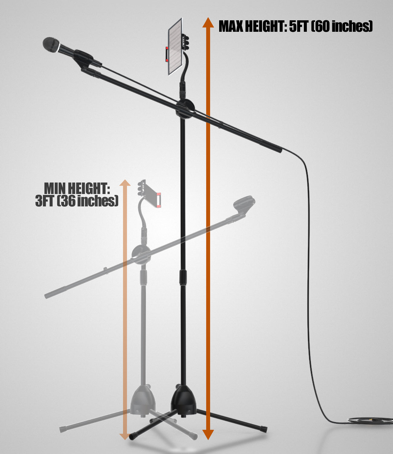 Microphone Stands and Booms in Microphones 